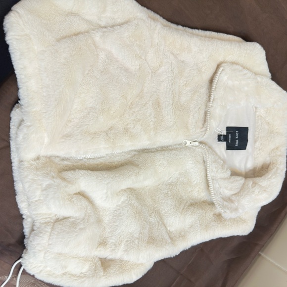 Love Tree Ivory Faux Fur Jacket - Picture 5 of 6